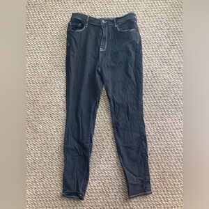 High rise black jegging